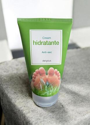 Испанский увлажняющий крем для ног deliplus cream hidratante anti-sec