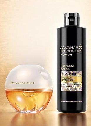 Incadessence avon 50 ml, та шампунь «неперевершене сяйво» 400 мл . набір ейвон 5