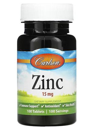 Carlson zinc 15 mg 100 tablets