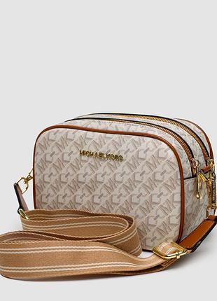 💎 michael kors camera bag ivory 3