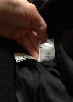 Пальто max mara м 38 хутро original чорне 8