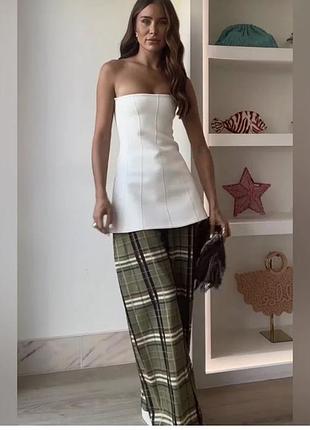 Zara штани льон віскоза