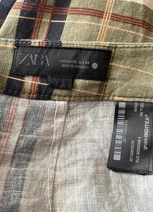 Zara штани льон віскоза 7