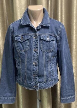 Джинсова куртка denim&co розмір 16,  l-xl, унісекс