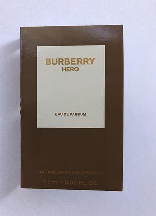 Burberry hero чоловічий парфюм 1,5ml