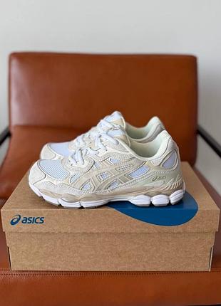 Asics gel-nyc white feather grey