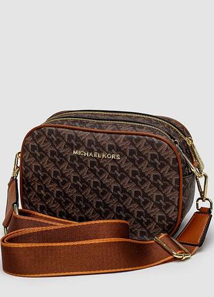 💎 michael kors camera bag brown 3
