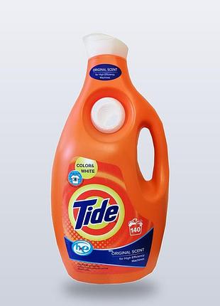 Рідкий гель-концентрат для прання tide original scent — 6,3 л / 140 прань