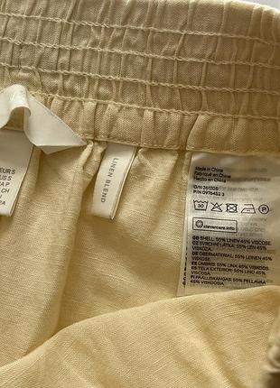 H&m спідниця льон віскоза 4