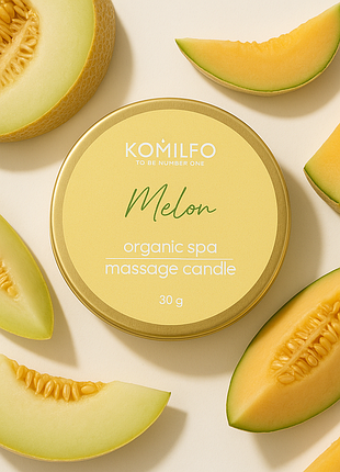 Массажная свечка massage candle - melon komilfo, 30г