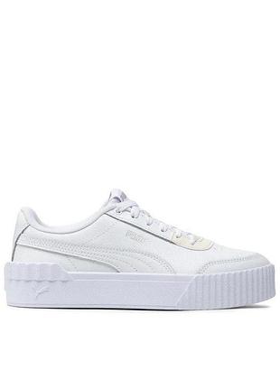Жіночі кросівки puma carina lift jr білий р. 37,5 (устілка 23,5 см)