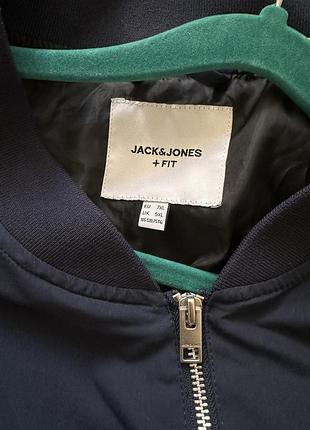 Куртка чоловіча jack & jones бомбер, синя, 5xl 2