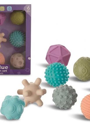 Сенсорные игрушки для купания 9 шт развивающие мягкие фигурки от 6 месяцев (1036)