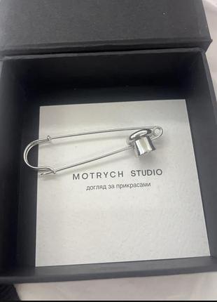 Сережки каффа motrych studio срібна 4