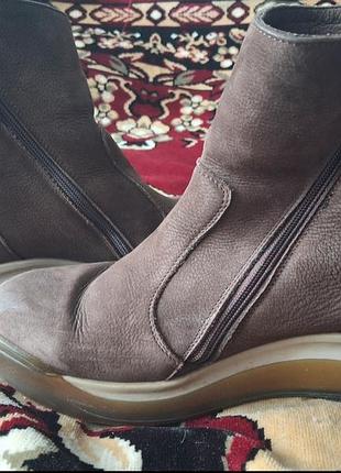 Чоботи жіночі sofi stails коричневі, розмір 40, довжина устілки 25,5 см, натуральна шкіра/нубук