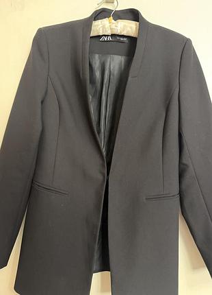 Жакет жіночий zara чорний розмір м