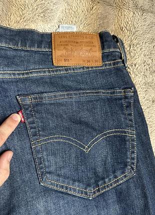 Джинси чоловічі levi's  511 premium denim 3