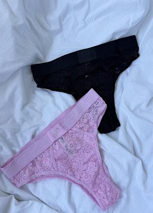 Трусики мереживо pink