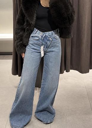 Джинси zara wide leg
