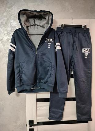Теплий костюм hda , костюм на хутрі. xs-s