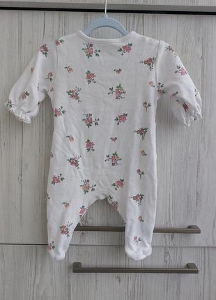 Хлопковый человечек matalan для девочки 0-1м 3
