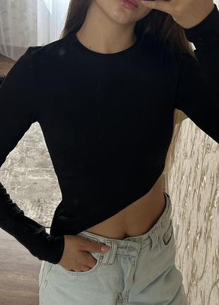 Лонгслів жіночий pretty litlle things чорний