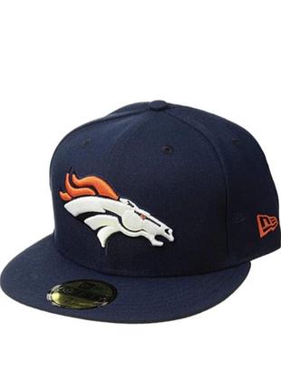 Кепка унісекс new era 59fifty denver broncos синя