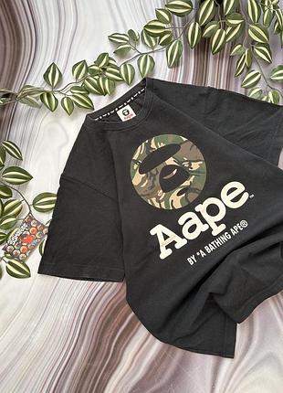 Оверсайз aape футболка by a bathing ape bape s stussy style