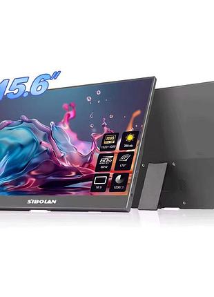 Портативний монітор sibolan s3-156ac black 15.6" 1920x1080 60 гц