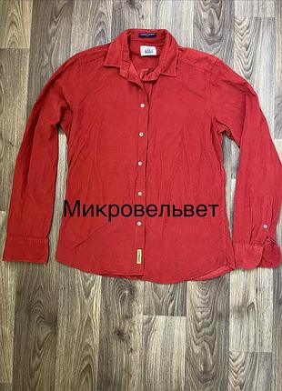 Рубашка микро вельвет