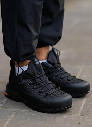 Р.40-45 кроссовки the north face glenclyffe low gore-tex black tn006