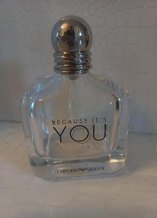 Оригинальный флакон emporio armani because its you, 100 ml