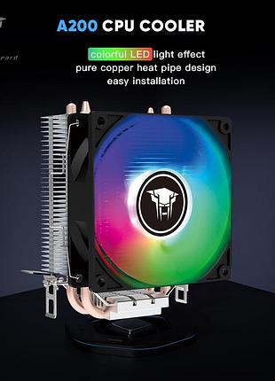 Кулер для процесора jungle leopard a200 plus cpu cooler series 3-pin 12 в вентилятор до 1900 об/хв 5