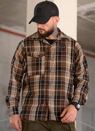 Клетчатая рубашка руны brown рн4836 7