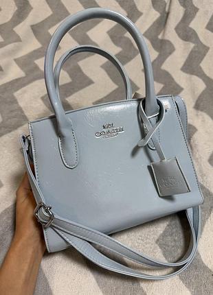 Сумка жіноча coach блакитна