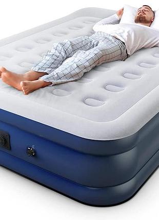 Надувний матрац 152x203x50 см active era premium air bed king size двомісний надувний матрац із вбудованим електричним насосом