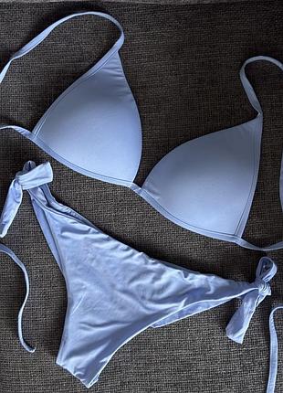 Роздільний купальник жіночий calzedonia блакитний