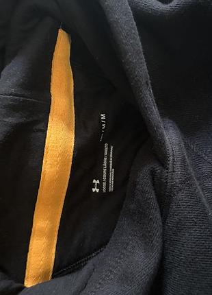 Чоловіче худі under armour чорне з принтом 3
