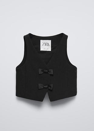 Жилетка для дівчинки zara чорна
