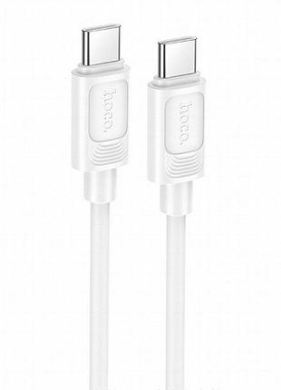 Дата кабель hoco x122 benefit type-c to type-c 60w (1m) white