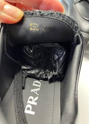 Шкіряні лофери prada 6