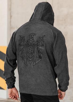 Олімпійка в стилі мілітарі born of war eagle grey вм3639