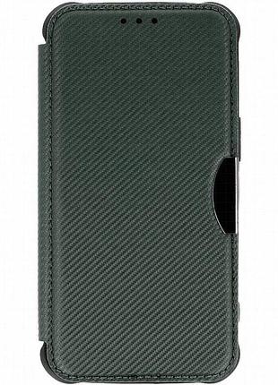 Кожаный чехол-книжка getman razor (pu) для samsung galaxy a36 5g / a56 5g green