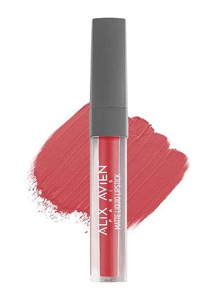 Жидкая матовая помада для губ alix avien, 508 bright rose, 3 мл