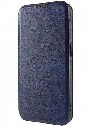 Кожаный чехол-книжка belora для xiaomi poco x8 pro max midnight blue