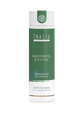Очищающий гель для умывания с майораном и чайным деревом thalia, 200 мл