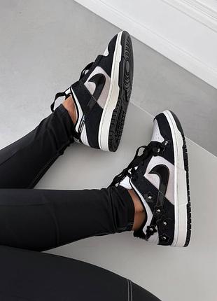 Nike dunk low se "florette" black 6