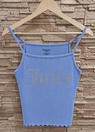 Майка juicy couture women's блакитна розмір l
