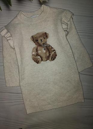 Тепленька сукня плаття з ведмедиком primark