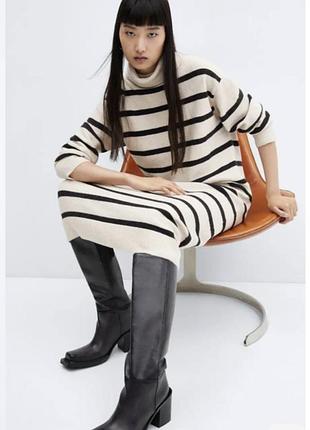 Теплое с шерстью платье 👗 mango 2